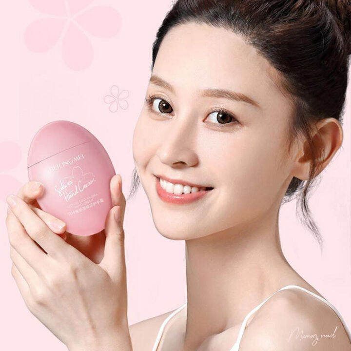 สวยและหอมม๊ากมาก 🌸 BEILINGMEI SAKURA ครีมบำรุงมือ สารสกัด ดอกซากุระ อะ ...