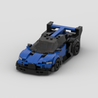 ร้อน MOC Bugatti Bolide Vision GT แข่งความเร็วแชมป์แข่งอาคารบล็อกอิฐสร้างสรรค์โรงรถของเล่นสำหรับเด็กผู้ชายของขวัญ