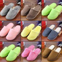 bet❤ Anti Slip Warm Cotton Home Bedroom Slippers Indoor Shoes