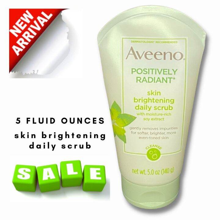 Aveeno Positively Radiant Skin Brightening Exfoliating Daily Facial Scrub 5 Oz Lazada Ph 8128