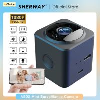 AS02-Pro HD WiFi Mini Camera Dual Voice Intercom Remote Night Vision DV Security Cameras Audio Recorder Magnetic Attraction Cam