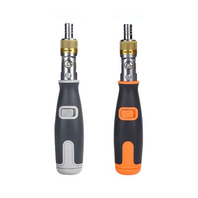 With Batch Head 10-In-1 Screwdriver Set Gray Accessories