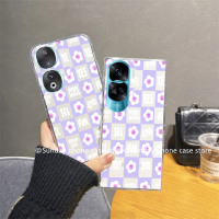 เคส Phone Case Honor 90 Lite 70 Honor X9a X8a X7a X9 X8 X7 X6 X5 4G 5G นิ่มบางพิเศษกันตก เคสโทรศัพท์ ลายดอกไม้แฟชั่นอินเทรนด์เคสนิ่ม Cover 2023