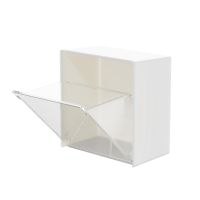 Wall Mounted Flip Storage Box Multifunctional Organizer Storage Box Clamshell Storage Box for Home