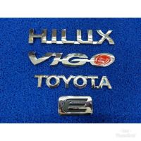 โลโก้ hilux vigo toyota E ยกชุด 4 ชิ้น