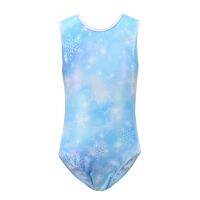 Outdoorbuy 5-14ปีหญิงแขนกุดยิมนาสติก Leotard One-Piece เด็กเด็กบัลเล่ต์เต้นรำสวมใส่เด็กการฝึกอบรม Dancewear Practice Bodysuit