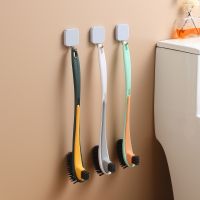 [COD] Detachable double-sided hair planting toilet brush no dead angle gap soft cleaning long handle