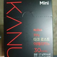 พร้อมส่ง กาแฟเกาหลี Maxim kanu mini Americano dark 10/30ซองไม่มีกล่อง