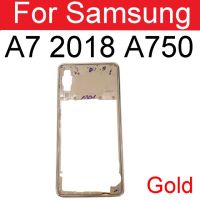 【✲High Quality✲】 jiejiu65879742 กรอบกลางขอบแผ่นที่เปลี่ยนฝาครอบชิ้นส่วนสำหรับ Samsung Galaxy A70 A705 / A7 2018 A750กรอบตัวเรือนกลาง