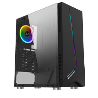 Case Xigmatek Eros RGB ATX, mATX, itx Tempered Glass Case #เคสคอมพิวเตอร์ เคสคอมเกมมิ่ง