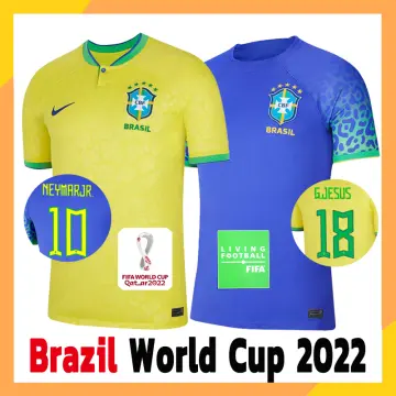Kid Brazil Neymar #10 Yellow Home Jersey 2022/23 T-shirt