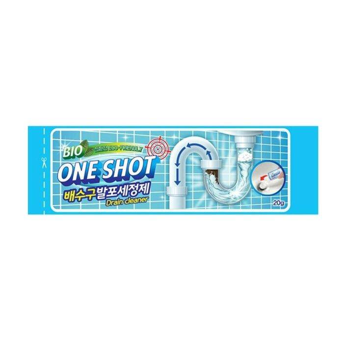 One Shot Drain Cleaner (EcoFriendly 20g) Lazada