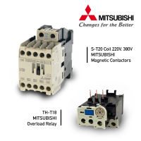 S-T20 MITSUBISHI โอเวอร์โหลดรีเลย์ 12-18A แมกเนติก คอนแทกเตอร์ ST20 Magnetic Contactor Coil 220V ,380V 50-60Hz