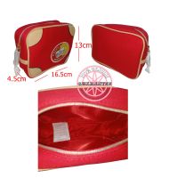 ของแท้ กระเป๋าเครื่องสำอาง สีแดง ESTEE LAUDER Estee Hotel Resort and Spa Red Pouch