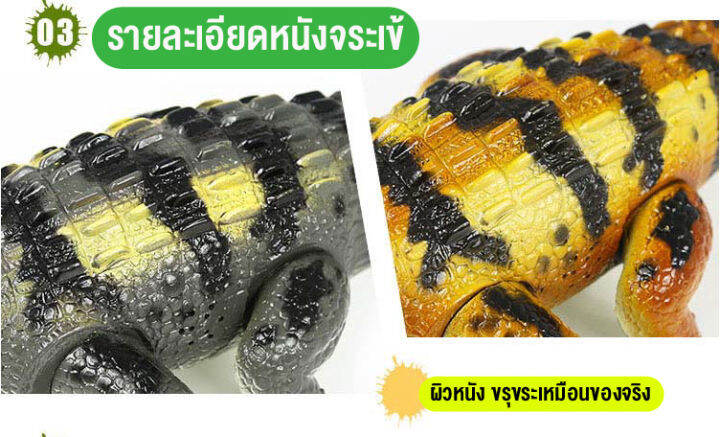 babyonline66-ของเล่นจระเข้-จระเข้-ใส่ถ่าน-crocodile-มีเสียงเพลง-มีไฟ-เดินได้-ตัวใหญ่-หุ้นยนต์จระเข้-ของขวัญเด็ก-สินค้าพร้อมส่งจากไทย