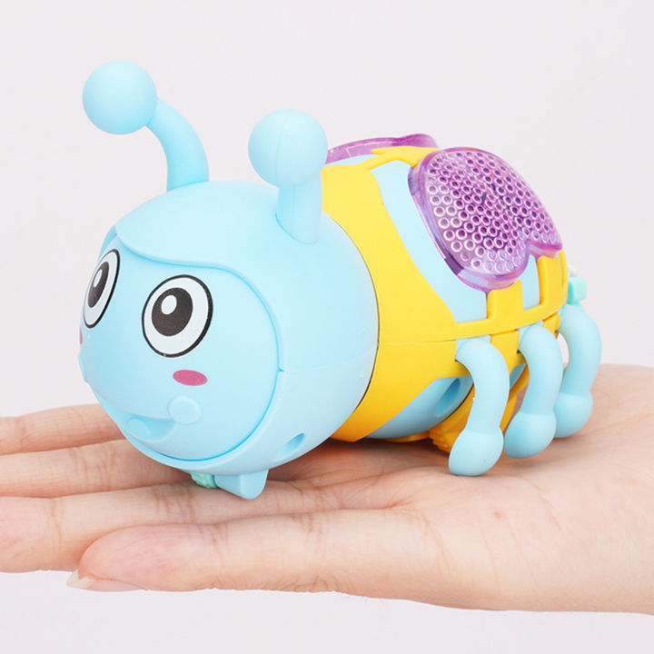 childrenworld-bee-vehicles-shape-walking-clockwork-wind-up-plastic-kids-toy-early-educational-gift