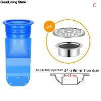 1ชิ้นปลั๊กกันกลิ่นในห้องครัวตัวตักกรองในห้องน้ำอ่างอาบน้ำตะแกรงดักกลิ่นฝารูระบายน้ำสแตนเลสทรงกลมระบายน้ำออกอุปกรณ์เสริมกับดักท่อระบายน้ำ