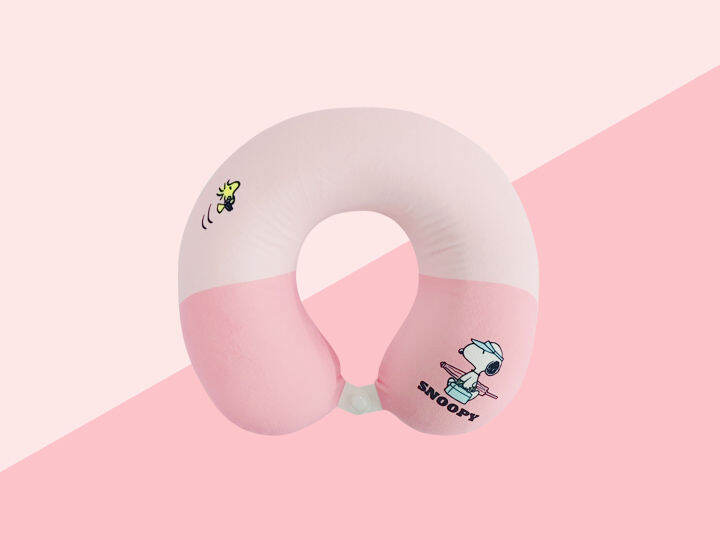 MINISO Snoopy Summer Travel Collection Memory Foam UShaped Neck Pillow Lazada PH