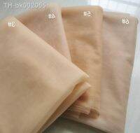 ¤✖ Skin-friendly Plain Yarn Beige Nude Skin Anti Hook Wedding Dress Fabric Transparent Soft Lightweight Invisible Netting Tulle Mes