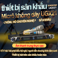 Micro Hát Karaoke Chuyên Nghiệp - Bộ Micro Không Dây Shure UGX thumbnail