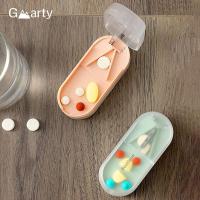 Medicine Cutter Splitter Divide Compartment Storage Box Pill Caplets Medicine Dose Tablet Box Portable Home Medicine Case Boxes Medicine  First Aid St