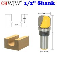 1pc 1/2－Shank Bowl Tray Template Router Bit－3/4－W X 5/8－H สําหรับเครื่องมือตัดงานไม้