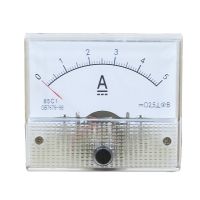 【✵】 Hashair Mart 【คุณภาพสูง】Dc Pointer Ampere Ammeter Meter Amp Panel 1/2/3/5/10/20/50/100A Mechanical Current Gauge Analog Ampere Gauge