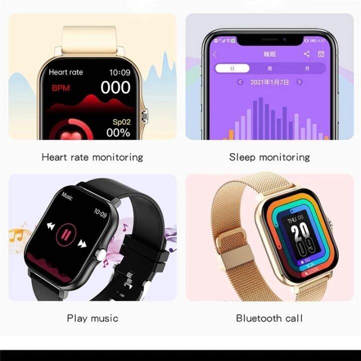 full-touch-sport-smart-watch-ผู้ชายผู้หญิง-fitness-tracker-บลูทูธ-smartwatch-นาฬิกาข้อมือ-gts-2-p8-plus-นาฬิกากล่อง