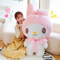 25cm Sanrio Kuromi Plush Toy My Melody Stuffed Doll Cartoon Anime Peripheral Kawaii Character Birthday Gift for Children