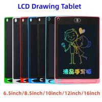 6.5/8.5/10/12/16 inch LCD Drawing Tablet For Kids learning toys educational Painting tools Writing Board Pizarra mágica infantil Drawing  Sketching Ta