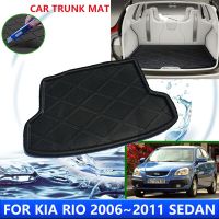 สำหรับ Kia Rio JB ภูมิใจ2006 ~ 2011 2007 2008 2009รถเก๋งแผ่นตัวป้องกันลำตัวด้านหลังดินสอเขียนขอบตากันน้ำป้องกันการเปรอะเปื้อนเสื่ออุปกรณ์เสริม