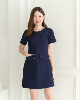 CRAYONBRAND - ชุดเดรส รุ่น Two pocket pearl dress