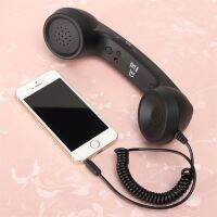 3.5mm Retro Phone ephone Receivers Cellphone Handset For iPhoneiPadSamsung PC Portable Classic Headphone