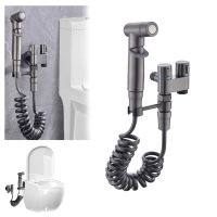 Handheld Bidet Toilet Sprayer Gun Kit Attachment With Hose For Feminine Washing Telescope Design Toliet Mate Bathroom Flusher