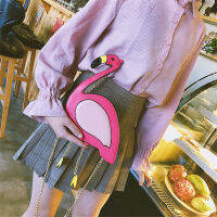 Creative Flamingo Animal Bag Women’s Individual Carton Single-Shoulder Bag Girl’s Fashion Cross-Body Bag F358