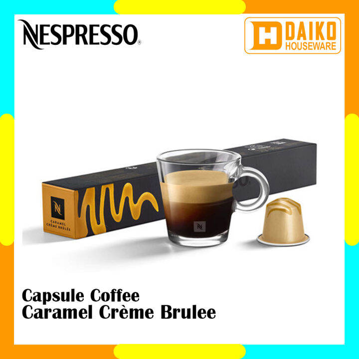 Capsule Nespresso Caramel Creme Brulee Original Nestle Expired Panjang