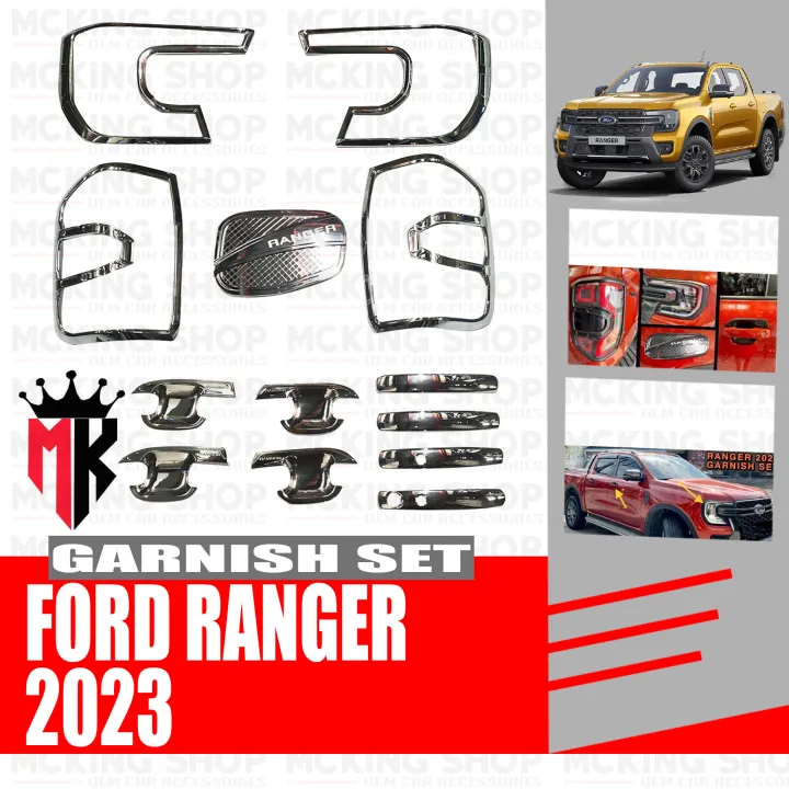 Ford Ranger 2023 Garnish Combo Set Wildtrack and Turbo sport (NEXT ...
