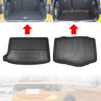 สำหรับ VW T-Cross T Cross 2018 2019 2020รถด้านหลัง Cargo Mat ถาด Boot Liner ชั้นพรม Protector Pad