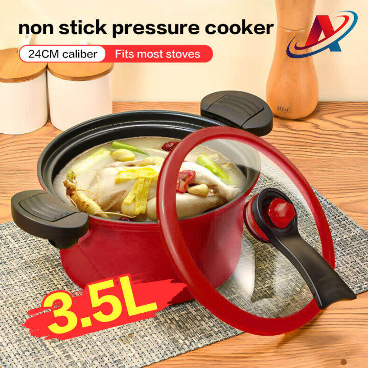 Micro Pressure Cooker 3.5L japan Micro Cooker NonStick Pot stainless