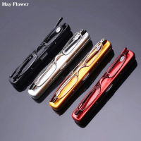 Fashion Reading Glasses For Men And Women Mini Portable Small Pen Metal Frame Ultra-thin Pen Holder Reading Glasses Men +1.5+2+3