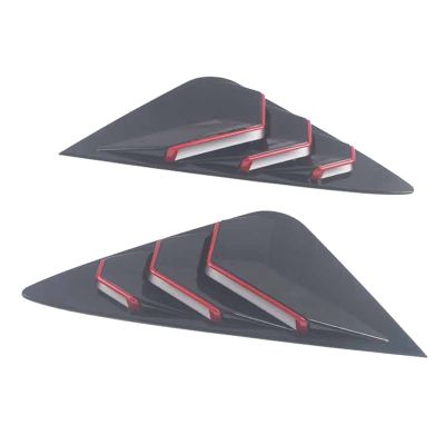 For Toyota Harrier Venza 2020-2022 Car Rear Window Triangle Louver Shutter Cover Trim Decor Accessories