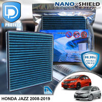 กรองแอร์ Honda ฮอนด้า Jazz GE,GK 2008-2020 สูตรนาโน ผสม คาร์บอน (D Protect Filter Nano-Shield Series) By D Filter (ไส้กรองแอร์รถยนต์)