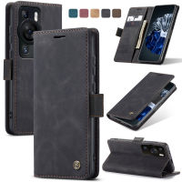 Huawei P60 Case, WindCase Retro PU Leather Wallet Case Card Slots Flip Stand Case Cover for Huawei P60