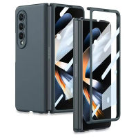 YIQIAN สำหรับ Samsung Galaxy Z Fold 4 ซิลิโคนที่มีการป้องกันหน้าจอด้านหน้า,บางน้ำหนักเบาเคลือบเสร็จสิ้นผิวง่ายกันกระแทกซิลิโคนโทรศัพท์ครอบคลุมกรณีสำหรับ Samsung Z พับ4 2022