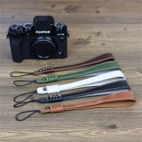 ♟◙ FYUJDFGF Wrist for Xt30 Xs10 Xt5 Eosm200 M50 Leather Lanyard Rope Hanging Accessories