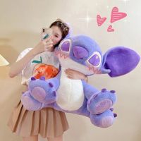 30/40/60Cm ดิสนีย์ Lilo Amp; Stitch Plush ยัดไส้ตุ๊กตาสีม่วงตุ๊กตาของขวัญวันเกิดตุ๊กตาสัตว์การ์ตูนสำหรับเด็กผู้หญิงเด็กน้อย