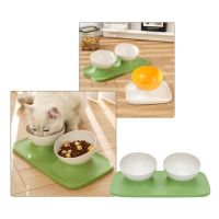 New Integrated Basin Oblique Bevel Bowl Non-Slip Pet Cat And Dog Rice Bowl Protection Spine Pet Bowl Food Storage Bowl