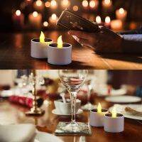 Wholesale Solar Candle Light Flickering LED Tea Light Flameless Romance Night Light Indoor Outdoor Party Wedding Lighting Decors