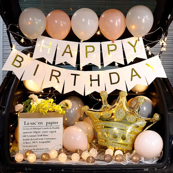 D334 (NEW)Romantic Car Trunk DIY Surprise Birthday Wedding Proposal