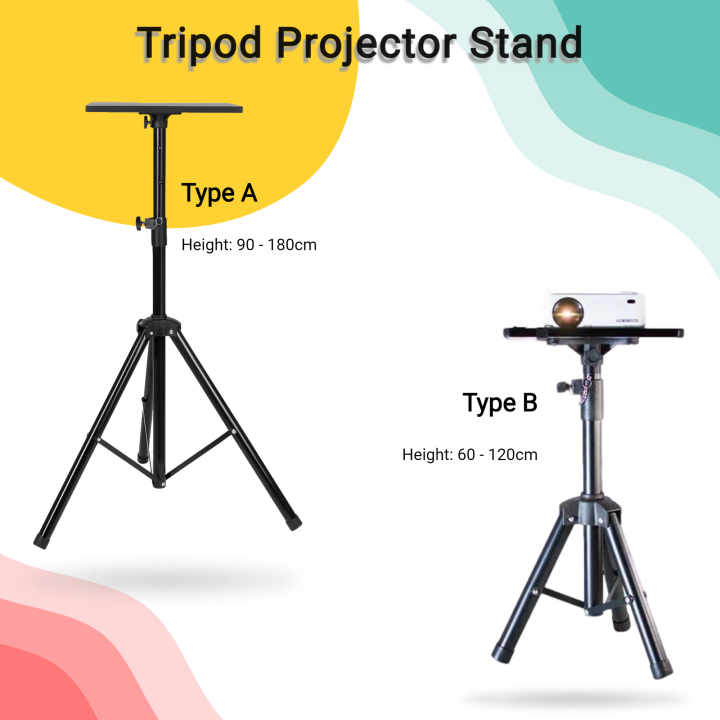 Projector Tripod Stand, Foldable Laptop Tripod, Laptop Stand, Speaker